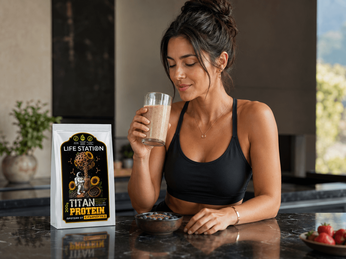 Titan Protein shake after training
