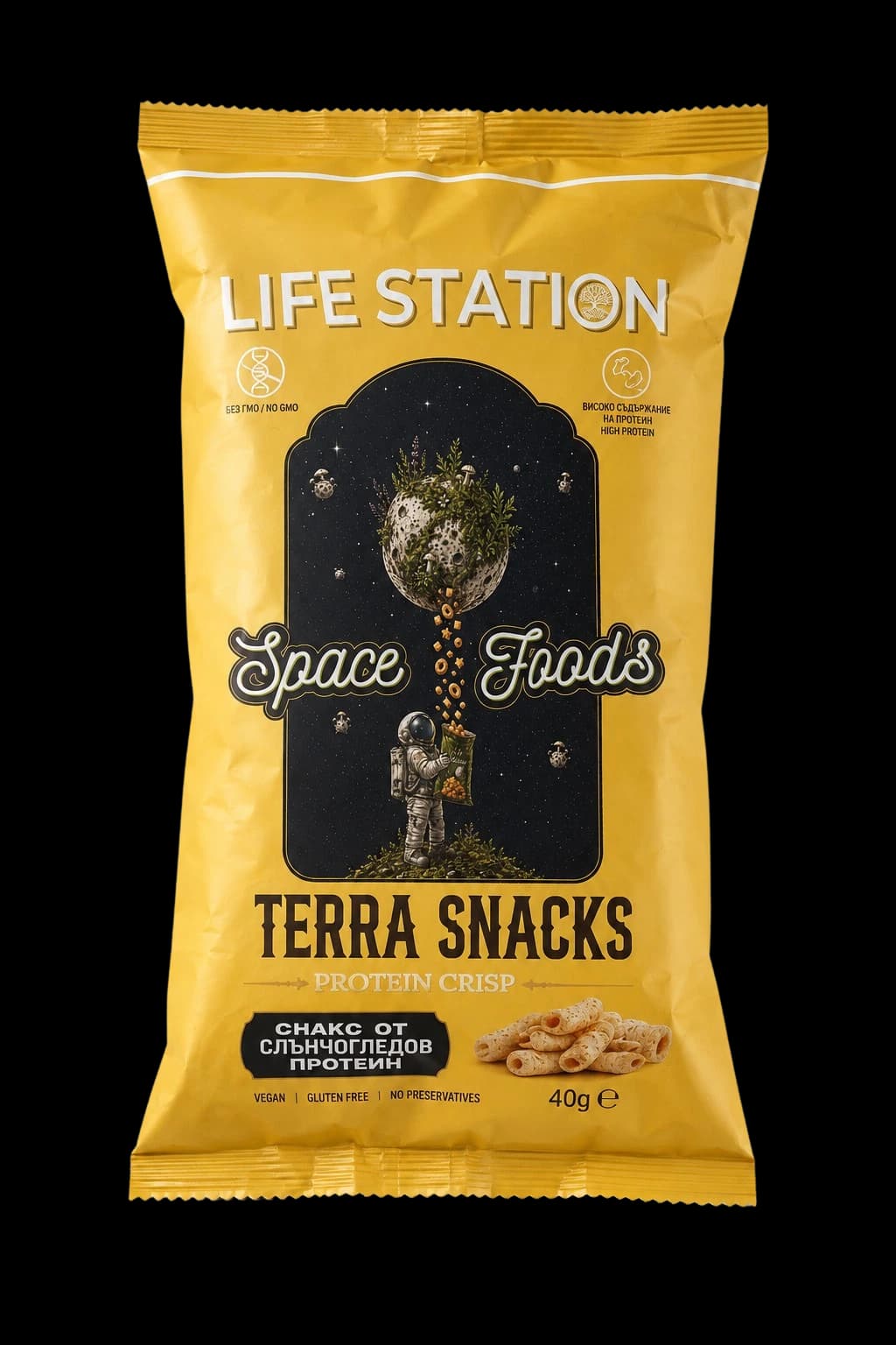 Terra Snacks — Слънчогледов протеин